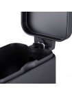 Прямокутне відро для сміття з плавним закриттям Mixxus Premium Quadro-TC0105 Black 5 л чорний