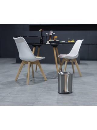 Відро для сміття для кухні з плавним закриттям Mixxus Bevel-TC0105 SS Color 5 л нержавійка