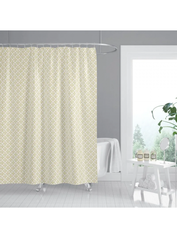 Штора для ванной из полиэстера Mixxus SCT-001-180x180 бежевый AC0650