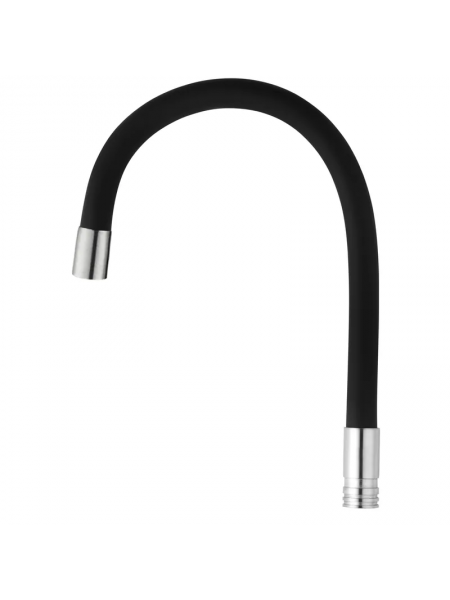 Силіконовий вилив для змішувача Mixxus SPO-06.SUS Refl.Black MI6066
