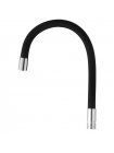 Силиконовый излив для смесителя Mixxus SPO-06.SUS Refl.Black MI6066