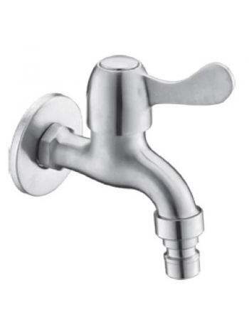 Кран для холодной воды 1/2 Mixxus BIB-02 (нерж. сталь) (SS0051)