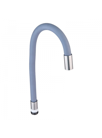 Силиконовый излив для смесителя Mixxus SPO-06.SUS Refl.Gray MI6065