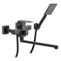 Смеситель для ванны Mixxus KUB-006 черный из нерж. стали MI2811
