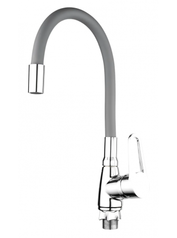 Смеситель для кухни Mixxus Elba 014 Nut Refl.Grey без подводки MI6308