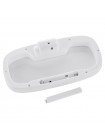 Відро для сміття сенсорне прямокутне Mixxus Wave-TC0414 White 14 л білий MI8405
