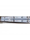 Штанга для шторки телескопическая с полотенцедержателем Mixxus CRA-D-125x225 125cm-225cm алюминий БЛИСТЕР AC3589