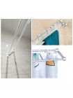 Штанга для шторки телескопічна з тримачем рушника Mixxus CRA-D-125x225 125cm-225cm алюміній БЛІСТЕР AC3589
