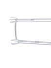 Штанга для шторки телескопічна з тримачем рушника Mixxus CRA-D-125x225 125cm-225cm алюміній БЛІСТЕР AC3589