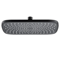 Лейка для душа потолочная Mixxus SH-18-OH Black 300x200 мм LE2791