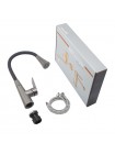 Смеситель для кухни Mixxus Premium Matis 011-T NUT Graphite Refl.Black граф.-сил.излив черный MI8268