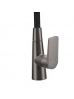 Смеситель для кухни Mixxus Premium Matis 011-T NUT Graphite Refl.Black граф.-сил.излив черный MI8268