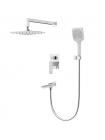 Душова система вбудована KOER KB-66039-01 хром KR5997