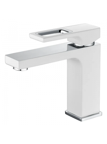 Змішувач для умивальника KOER KB-10009-04 хром-білий KR5975