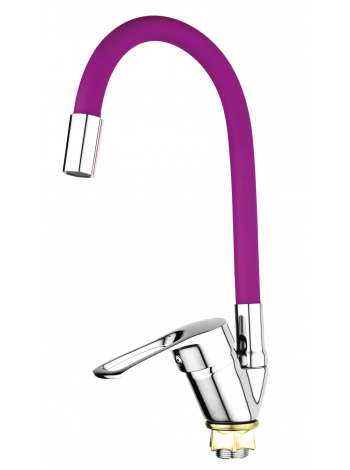 Смеситель для кухни Mixxus FANY 011 Nut Refl.Purple без подводки MI6291