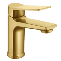 Змішувач для умивальника Mixxus Wilson 001 Brushed Gold матового золота MI7128