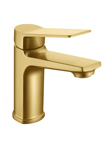 Смеситель для умывальника Mixxus Wilson 001 Brushed Gold матового золота MI7128