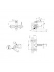 Смеситель для ванны Mixxus Lord 009 Euro MI7139