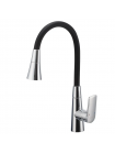Змішувач для кухні Mixxus Premium Matis 011-T NUT Refl.Black хром-вилив чорний MI8266