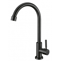 Кран для холодной воды MIXXUS MONO-01.SUS BLACK из нерж. стали (MI6561)