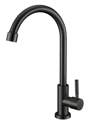 Кран для холодной воды MIXXUS MONO-01.SUS BLACK из нерж. стали (MI6561)