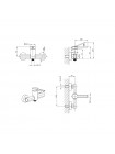Гигиенический душ Mixxus Lord 024 Graphite с лейкой графит MI7136