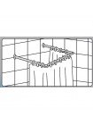 Штанга для шторки П-подібна універсальна Mixxus CRA-U-80x80x80 80x80x80cm, 80x160cm, 240cm алюміній БЛІСТЕР AC3592