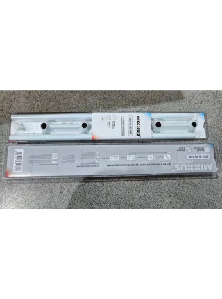 Штанга для шторки телескопічна з тримачем рушника Mixxus CRA-D-75x125 75cm-125cm алюміній БЛІСТЕР AC3588