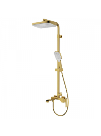 Душова система із змішувачем KOER KB-56037-12 матове золото KR6003