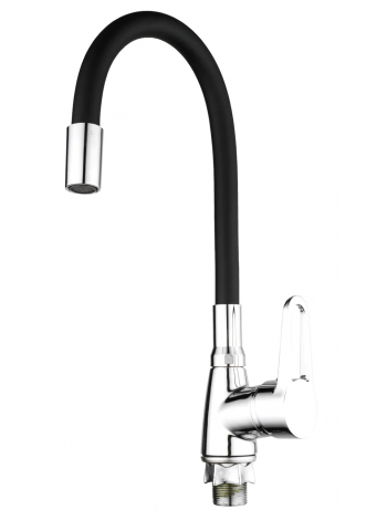 Смеситель для кухни Mixxus Elba 014 Nut Refl.Black. без подводки MI6306