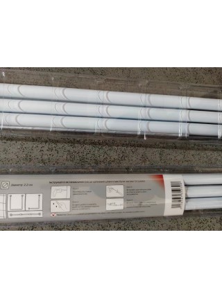 Штанга для шторки П-подібна універсальна Mixxus CRA-U-90x90x90 90x90x90cm, 90x180cm, 270cm алюміній БЛІСТЕР AC3593