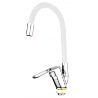 Смеситель для кухни Mixxus FANY 011 Nut Refl.White без подводки MI6289