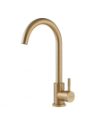 Смеситель для кухни Mixxus SUS-011 Brushed Gold   SUS304 матовое золото MI8435