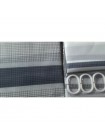 Шторка для ванной Mixxus SCT-017-180x180 из полиэстера Узор Полоска бело-черная AC3587