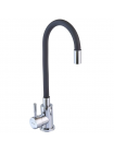 Змішувач для кухні Mixxus SUS-011 Chrome Refl.Black нерж. сталь MI6223