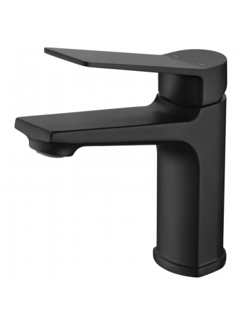 Змішувач для умивальника Mixxus Wilson 001 Black чорний MI7127