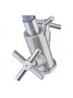 Кухонный смеситель с силиконовым изливом Mixxus DVE-011 Refl.Gray (нерж. сталь) (MI6081)