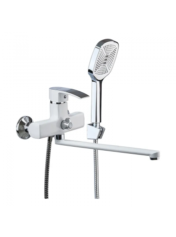 Смеситель для ванной Mixxus Magnum 006 Euro White-Chrome MI6202