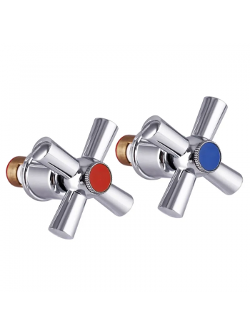 Ручки для смесителя Mixxus Handles SET-A722 (с кранбуксами, пара) керамика (MI6939)
