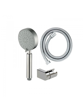 Душевой набор Mixxus Shower SET-07.SUS шланг, лейка, кронштейн с нерж. стали MI6160