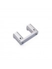 Крючок для полотенец в ванную двойной Koer AS-0101-2-01 хром глянец KR6157