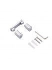 Крючок для полотенец в ванную двойной Koer AS-0101-2-01 хром глянец KR6157