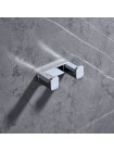 Крючок для полотенец в ванную двойной Koer AS-0101-2-01 хром глянец KR6157