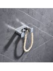 Крючок для полотенец в ванную двойной Koer AS-0101-2-01 хром глянец KR6157