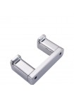Крючок для полотенец в ванную двойной Koer AS-0101-2-01 хром глянец KR6157