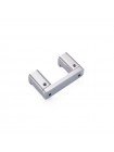 Крючок для полотенец в ванную двойной Koer AS-0101-2-01 хром глянец KR6157