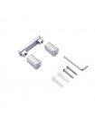 Крючок для полотенец в ванную двойной Koer AS-0101-2-01 хром глянец KR6157