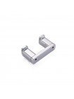 Крючок для полотенец в ванную двойной Koer AS-0101-2-01 хром глянец KR6157