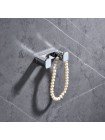 Крючок для полотенец в ванную двойной Koer AS-0101-2-01 хром глянец KR6157
