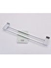 Полотенцедержатель двойной Koer AS-0109-2-01 648мм хром глянец KR6190
